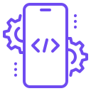 icono de desarrollo móvil